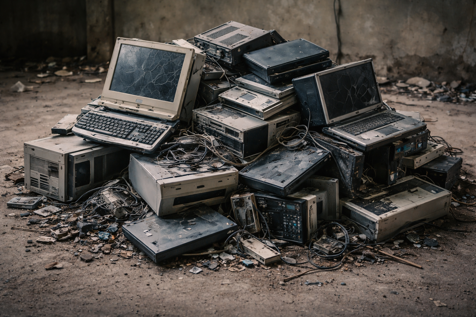 Récupération de matériel électronique hors service